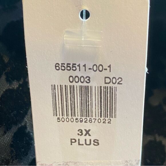 Old Navy Stevie High Rise Black Flocked Pull On Pants New With Tags Size 3XL - Picture 6 of 11